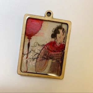 Bamboo Japanese Art Pendant